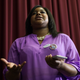 Erica Garner on Feb. 16, 2016, in Columbia, S.C. (Evan Vucci/AP Images)
